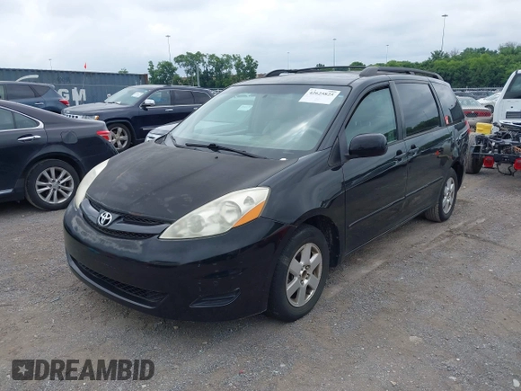 2009 Toyota Sienna XLE with VIN 5TDZK22C49S241302, listed as a IAAI auction lot 42625825 with 220,231 mi miles and . Bid and sale history available at DreamBid. Image 2.