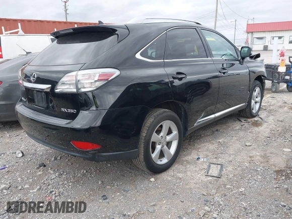 2010 Lexus RX 350 with VIN 2T2BK1BAXAC013128, listed as a IAAI auction lot 41834331 with 153,515 mi miles. Bid and sale history available at carsss.com. Image 4.