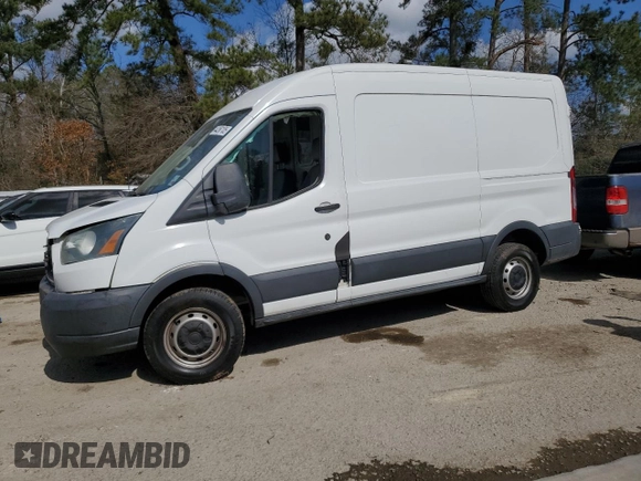 2016 Ford Transit Cargo with VIN 1FTYR1CM8GKA26342, listed as a Copart auction lot 44266105 with 150,450 mi miles and Salvage title. Bid and sale history available at DreamBid. Image 1.