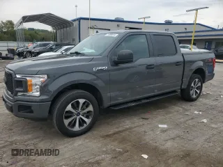 2020 Ford F-150 XL with VIN 1FTEW1CP8LFC51319, listed as a Copart auction lot 71306614 with 56,373 mi miles and Salvage Title. Bid and sale history available at carsss.com. Image 1.