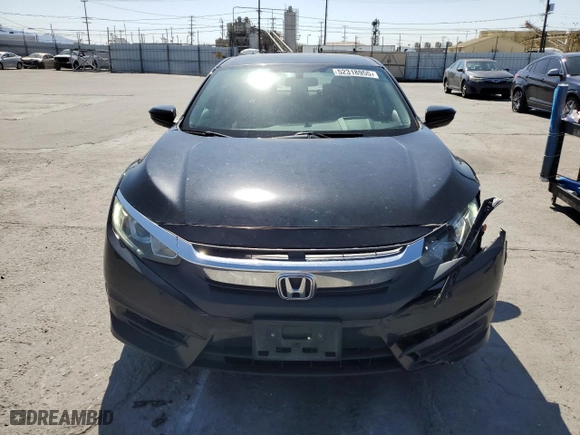 2017 Honda Civic Sedan LX with VIN 2HGFC2F57HH566021, listed as a Copart auction lot 52318955 with 109,133 mi miles and Salvage Title. Bid and sale history available at carsss.com. Image 5.