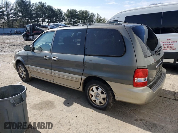 2003 Kia Sedona LX with VIN KNDUP131136362461, listed as a Copart auction lot 45305714 with 80,265 mi miles and Clean Title. Bid and sale history available at carsss.com. Image 2.
