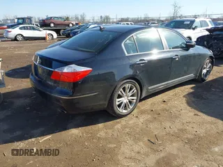 2011 Hyundai Genesis with VIN KMHGC4DF0BU114549, listed as a IAAI auction lot 41824114 with 142,970 mi miles. Bid and sale history available at carsss.com. Image 4.