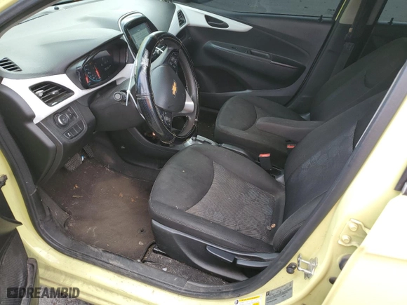2017 Chevrolet Spark LT with VIN KL8CD6SA0HC752892, listed as a Copart auction lot 76138264 with 105,454 mi miles and Salvage Title. Bid and sale history available at carsss.com. Image 7.