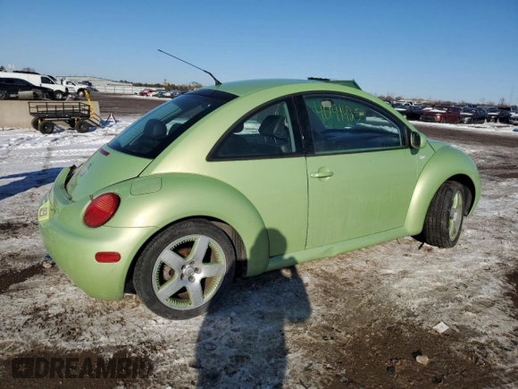 2003 Volkswagen Beetle GLS with VIN 3VWCD21C73M408547, listed as a Copart auction lot 46191425 with 179,742 mi miles and Salvage title. Bid and sale history available at DreamBid. Image 3.