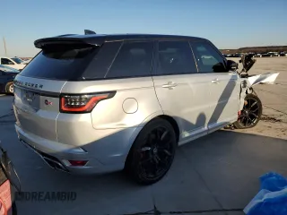 2022 Land Rover Range Rover Sport SVR with VIN SALWZ2RE0NA231341, listed as a Copart auction lot 85320344 with 32,573 mi miles and Salvage Title. Bid and sale history available at DreamBid. Image 3.