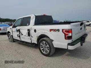 2018 Ford F-150 XL with VIN 1FTEW1EP4JFC28047, listed as a Copart auction lot 68017364 with 230,449 mi miles and Salvage Title. Bid and sale history available at carsss.com. Image 2.