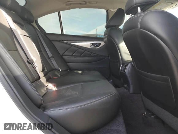 2023 Infiniti Q50 Luxe with VIN JN1EV7BP8PM511178, listed as a Copart auction lot 42441725 with 26,861 mi miles and Salvage Title. Bid and sale history available at DreamBid. Image 10.
