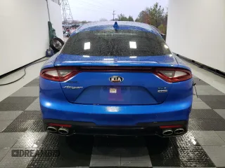 2018 Kia Stinger GT2 with VIN KNAE55LC0J6015877, listed as a Copart auction lot 84607304 with 56,230 mi miles and Salvage Title. Bid and sale history available at DreamBid. Image 6.