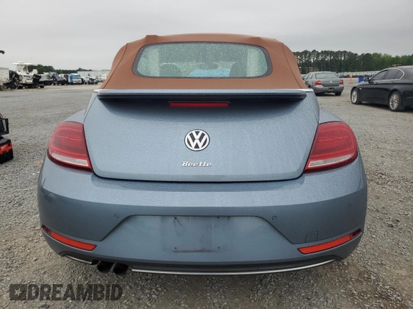2019 Volkswagen Beetle S with VIN 3VW5DAAT4KM507537, listed as a Copart auction lot 58476505 with 79,341 mi miles and Salvage title. Bid and sale history available at DreamBid. Image 6.