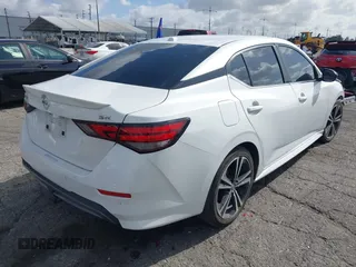 2023 Nissan Sentra SR with VIN 3N1AB8DV4PY263744, listed as a IAAI auction lot 41944395 with 21,123 mi miles. Bid and sale history available at carsss.com. Image 4.