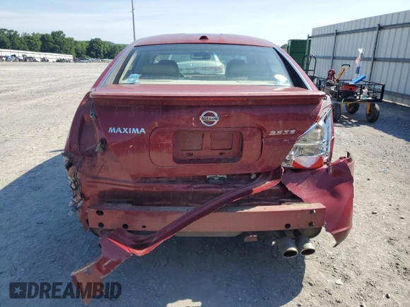 2008 Nissan Maxima SE with VIN 1N4BA41EX8C814972, listed as a Copart auction lot 60018655 with 332,355 mi miles and Salvage title. Bid and sale history available at DreamBid. Image 6.