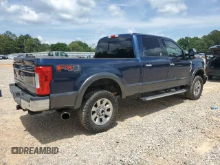 2017 Ford F-250 Lariat with VIN 1FT7W2BTXHEF07132, listed as a Copart auction lot 55184555 with Not provided miles and Salvage title. Bid and sale history available at DreamBid. Image 3.