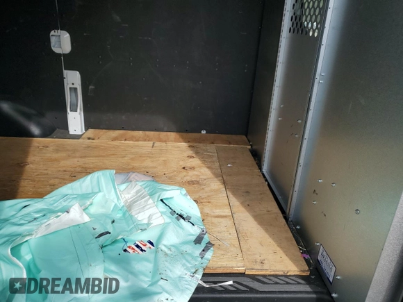 2023 Ford Transit Cargo with VIN 1FTBR2C84PKB15484, listed as a Copart auction lot 50737605 with 15,881 mi miles and Salvage title. Bid and sale history available at DreamBid. Image 11.