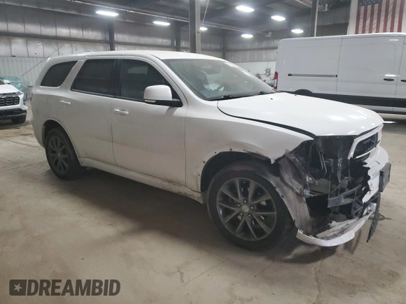 2017 Dodge Durango GT with VIN 1C4RDJDG1HC905141, listed as a Copart auction lot 47117145 with 201,605 mi miles and Salvage title. Bid and sale history available at DreamBid. Image 4.