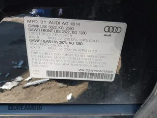 2015 Audi Q5 Premium Plus с VIN WA1DGAFPXFA039859, выставлен на аукционе IAAI как лот 41410698 с пробегом 83 122 миль миль и . История ставок и продаж доступна на DreamBid. Изображение 9.