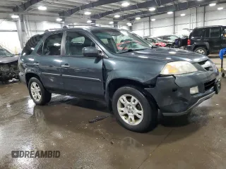 2004 Acura MDX Touring Pkg with VIN 2HNYD18634H535695, listed as a Copart auction lot 45710765 with 277,777 mi miles and Salvage Title. Bid and sale history available at carsss.com. Image 4.
