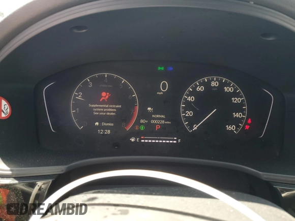 2025 Honda Civic Sport with VIN 2HGFE2F54SH597339, listed as a Copart auction lot 59795335 with 228 mi miles and Clean title. Bid and sale history available at DreamBid. Image 9.