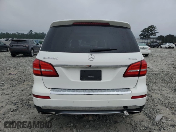 2019 Mercedes-Benz GLS 450 with VIN 4JGDF6EE3KB222770, listed as a Copart auction lot 59012615 with 106,336 mi miles and Salvage title. Bid and sale history available at DreamBid. Image 6.
