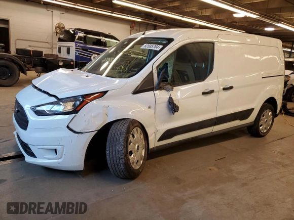2023 Ford Transit Connect XLT z VIN NM0LS7T29P1555608, wystawiony jako Copart lot #83585764 z przebiegiem 22 680 mil mil oraz Szkoda całkowita • Salvage title. Historia ofert i sprzedaży dostępna na DreamBid. Obrazek 1.
