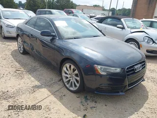 2014 Audi A5 Premium Plus with VIN WAULFAFR5EA060040, listed as a IAAI auction lot 42420584 with 86,839 mi miles and . Bid and sale history available at DreamBid. Image 1.