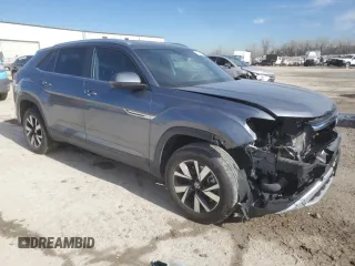2023 Volkswagen Atlas SE z VIN 1V2LC2CA5PC220083, wystawiony jako Copart lot #43149255 z przebiegiem 24 816 mil mil oraz Szkoda całkowita • Salvage title. Historia ofert i sprzedaży dostępna na DreamBid. Obrazek 4.