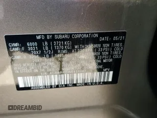 2021 Subaru Ascent Touring with VIN 4S4WMARDXM3454847, listed as a Copart auction lot 49507575 with 43,123 mi miles and Salvage Title. Bid and sale history available at carsss.com. Image 13.