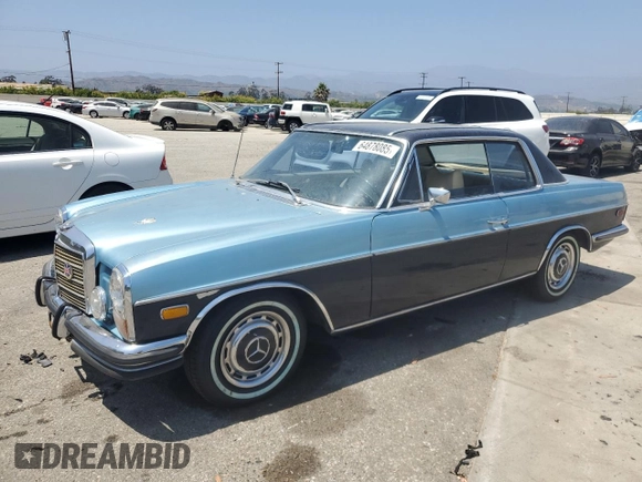 1973 Mercedes-Benz C z VIN 11407312001252, wystawiony jako Copart lot #64878085 z przebiegiem 75 146 mil mil oraz Czysty tytuł • Clean title. Historia ofert i sprzedaży dostępna na DreamBid. Obrazek 1.