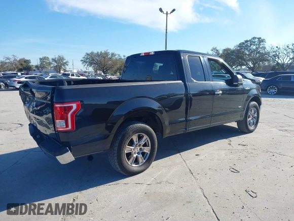 2015 Ford F-150 XL with VIN 1FTEX1CP0FFC11821, listed as a IAAI auction lot 41653603 with 182,192 mi miles. Bid and sale history available at carsss.com. Image 4.