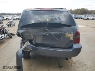 2006 Toyota Highlander with VIN JTEGP21A760125255, listed as a Copart auction lot 78737534 with 0 mi miles and Salvage Title. Bid and sale history available at carsss.com. Image 6.
