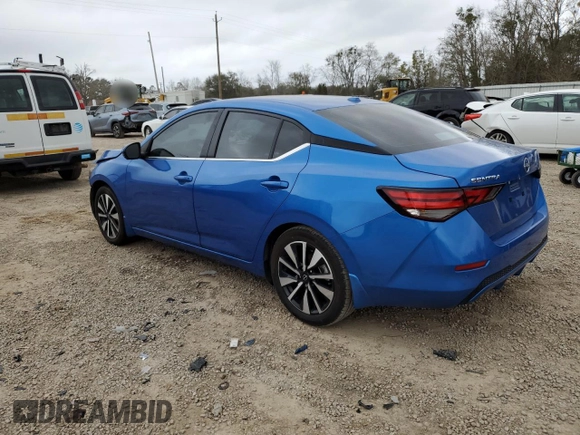 2024 Nissan Sentra SV with VIN 3N1AB8CVXRY213001, listed as a Copart auction lot 47650615 with 11,812 mi miles and Salvage Title. Bid and sale history available at DreamBid. Image 2.