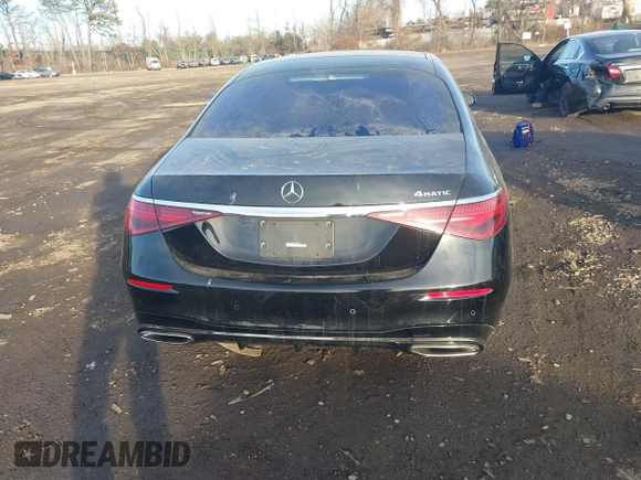 2023 Mercedes-Benz S 500 with VIN W1K6G6DBXPA188654, listed as a IAAI auction lot 41378553 with 31,580 mi miles and . Bid and sale history available at DreamBid. Image 16.