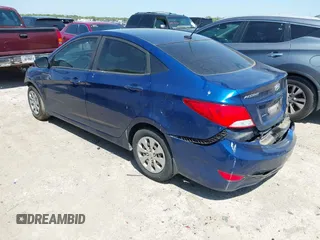 2017 Hyundai Accent SE with VIN KMHCT4AE4HU287932, listed as a IAAI auction lot 41988980 with 118,135 mi miles. Bid and sale history available at carsss.com. Image 3.