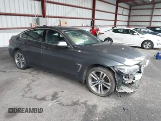 2018 BMW 4 Series 430i xDrive with VIN WBA4J3C57JBG95638, listed as a IAAI auction lot 41960833 with 108,504 mi miles and . Bid and sale history available at DreamBid. Image 1.