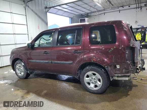 2014 Honda Pilot LX with VIN 5FNYF4H25EB008957, listed as a Copart auction lot 44562835 with 151,054 mi miles and Salvage Title. Bid and sale history available at DreamBid. Image 2.