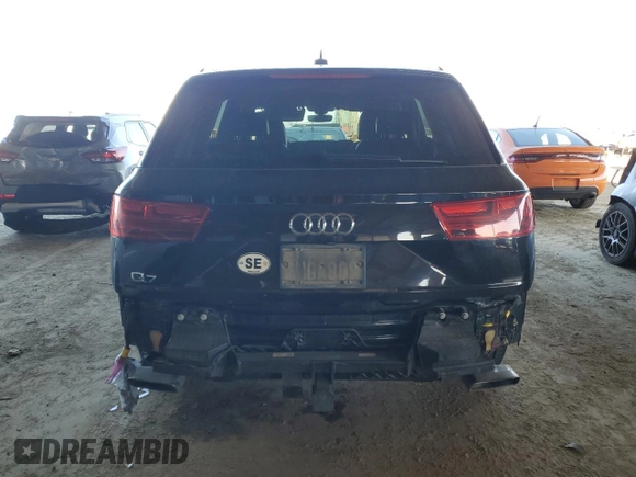 2019 Audi Q7 Premium with VIN WA1AAAF79KD034178, listed as a Copart auction lot 42302375 with 105,163 mi miles and Salvage title. Bid and sale history available at DreamBid. Image 6.