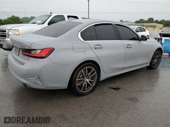2021 BMW 3 Series 330i xDrive with VIN 3MW5R7J01M8B49397, listed as a Copart auction lot 55161355 with Not provided miles and Salvage title. Bid and sale history available at DreamBid. Image 3.
