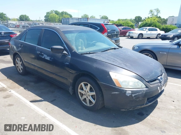 2003 Honda Accord EX z VIN 1HGCM66513A027795, wystawiony jako IAAI lot #42224413 z przebiegiem 281 655 mil mil oraz . Historia ofert i sprzedaży dostępna na DreamBid. Obrazek 1.