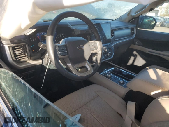 2023 Ford Expedition Max XLT z VIN 1FMJK1J87PEA51321, wystawiony jako Copart lot #47308885 z przebiegiem 10 310 mil mil oraz Czysty tytuł • Clean title. Historia ofert i sprzedaży dostępna na DreamBid. Obrazek 7.