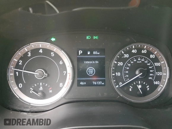 2022 Hyundai Venue Limited with VIN KMHRC8A3XNU184803, listed as a Copart auction lot 52753325 with 76,137 mi miles and Salvage Title. Bid and sale history available at DreamBid. Image 9.
