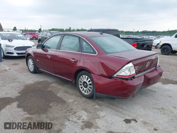 2008 Mercury Sable with VIN 1MEHM40W88G623659, listed as a IAAI auction lot 42404770 with 144,296 mi miles and . Bid and sale history available at DreamBid. Image 3.