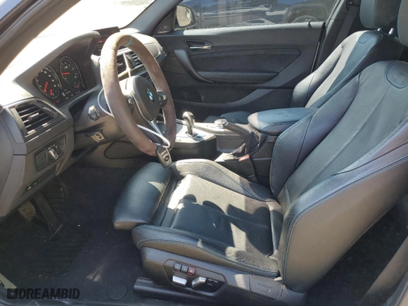 2018 BMW M2 with VIN WBS1J5C59JVE51725, listed as a Copart auction lot 65494514 with 32,426 mi miles and Salvage Title. Bid and sale history available at carsss.com. Image 7.