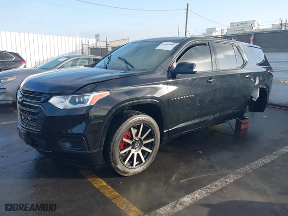 2021 Chevrolet Traverse LS with VIN 1GNERFKW9MJ149952, listed as a IAAI auction lot 41094038 with 61,380 mi miles. Bid and sale history available at carsss.com. Image 18.