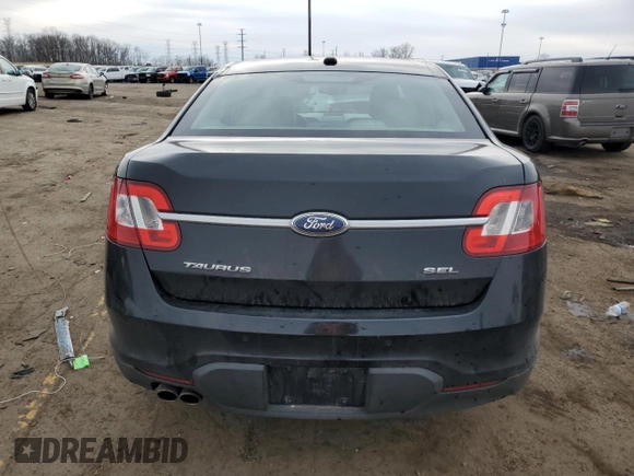 2010 Ford Taurus SEL with VIN 1FAHP2EW8AG159872, listed as a Copart auction lot 52655755 with 266,205 mi miles and Clean Title. Bid and sale history available at carsss.com. Image 6.