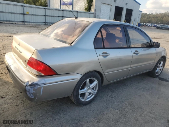 2002 Mitsubishi Lancer ES with VIN JA3AJ26E42U029589, listed as a Copart auction lot 80250264 with 215,276 mi miles and Salvage Title. Bid and sale history available at carsss.com. Image 3.