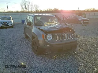 2016 Jeep Renegade Sport with VIN ZACCJAAT5GPD51175, listed as a Copart auction lot 46212345 with 178,096 mi miles and Salvage Title. Bid and sale history available at DreamBid. Image 10.