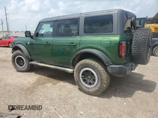 2024 Ford Bronco Outer Banks z VIN 1FMEE8BP9RLA50791, wystawiony jako Copart lot #55219925 z przebiegiem 27 910 mil mil oraz Szkoda całkowita • Salvage title. Historia ofert i sprzedaży dostępna na DreamBid. Obrazek 2.