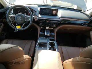 2023 Acura MDX w/Technology Package with VIN 5J8YE1H48PL028477, listed as a Copart auction lot 43697875 with 30,397 mi miles and Salvage Title. Bid and sale history available at carsss.com. Image 8.