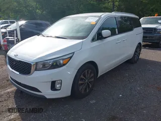 2016 Kia Sedona SX with VIN KNDMC5C12G6141461, listed as a IAAI auction lot 42200862 with 183,859 mi miles and . Bid and sale history available at carsss.com. Image 17.