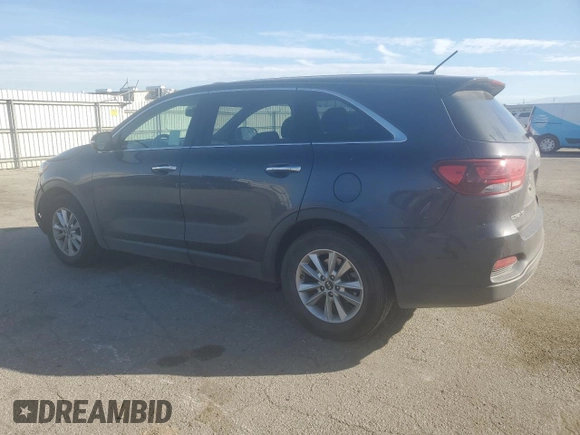 2019 Kia Sorento LX with VIN 5XYPG4A55KG455080, listed as a Copart auction lot 46253135 with 112,415 mi miles and Salvage Title. Bid and sale history available at DreamBid. Image 2.
